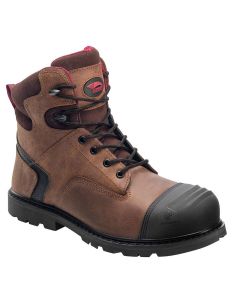 Avenger Work Boots Spike Series - Men's Boots - Carbon Nano-Fiber Toe - IC|EH|SR - Brown/Black - Size: 8M