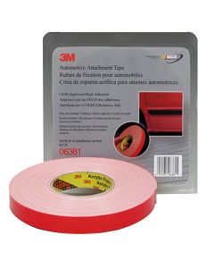 MMM6381 image(0) - 3M FOAM DOUBLE SIDED TAPE 7/8 X 20YD (WHITE)