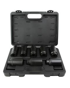 CAL966 image(0) - Horizon Tool 8-Piece 6-Point Front Axle Nut Socket Set