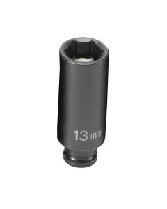 GRE913MDG image(1) - Grey Pneumatic SOC 13MM 1/4D IMP MAG 6PT DP BLK