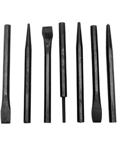 WLM1937 image(0) - Wilmar Corp. / Performance Tool 7 pc Punch & Chisel Set