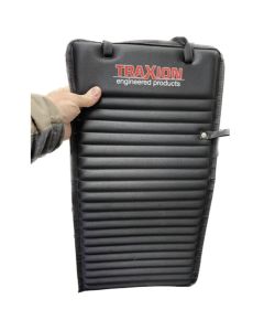 TRX1-502 image(1) - Traxion 1-502 Versa Mat Mini, Roll-Up High Density Foam Utility Mat, Black