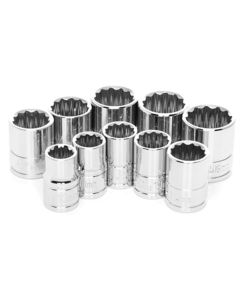 Wilmar Corp. / Performance Tool 10 Pc 3/8'' Dr 12pt MM Skt Set