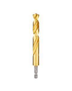 MLW48-89-4629 image(0) - Milwaukee Tool 1/2" SHOCKWAVE RED HELIX Titanium Drill Bit