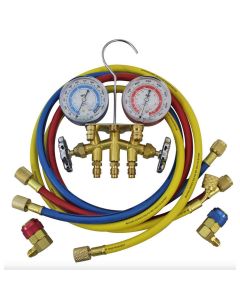 MSC66660 image(0) - Mastercool ALUM R134A MANIFOLD GAUGE SET W/COUPLERS