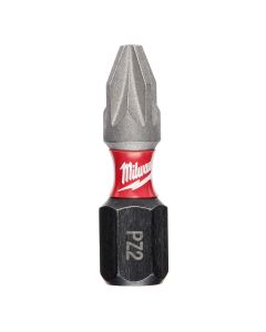 Milwaukee Tool Shockwave 1" Impact Pozidriv #2Insert Bits (2PK)