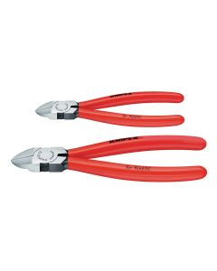 KNP9K008090US image(1) - KNIPEX 2-Piece Flush Cut Diagonal Cutters Set