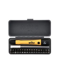 WIH75979 image(0) - Wiha Tools GoBox Electronics Mico Bit Set 36 Piece, 1.1", 28mm, 4mm hex drive.