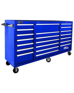 72 in. H2Pro Series 21 Drawer Rolling Cabinet, Blue