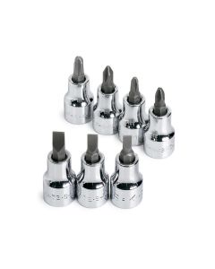 SKT19737 image(0) - S K Hand Tools 7-Piece 3/8 in. Drive Screwdriver Bit Socket Set