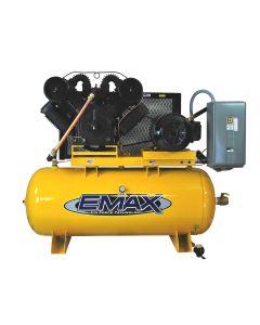 EMXEP25H120V3 image(0) - Emax Compressor Compressor 25 HP 2 Stg 3 Phase Horz 120 Gal