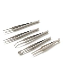 TIT15027 image(0) - Titan 5 pc. 4-3/4 in. Tweezer Set