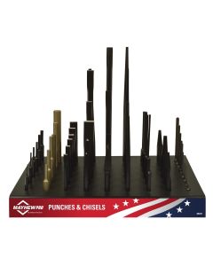 MAY81465 image(0) - Buy 80247 57 PC Punch & Chisel Display and get 27021LT 6 PC Long Slotted & Phillips Screwdriver Set Free