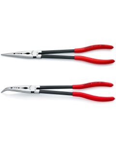 KNP008001US image(0) - KNIPEX 2 PC XL Needle Nose Pliers Set