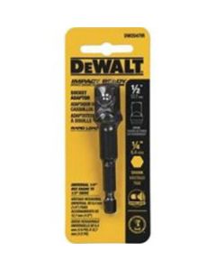 DeWalt 1/4 Hex - 1/2 Square Socket Adapter