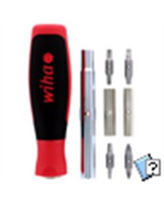 WIH77891 image(0) - Wiha 11inOne Multi-driver w/ 8 essential screwdriver and 3 nut driver tip profiles