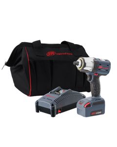 IRTW5153-K12 image(0) - Ingersoll Rand 20V Mid-torque 1/2" Cordless Impact Wrench Kit, 550 ft-lbs Nut-busting Torque, 1 Battery and Charger