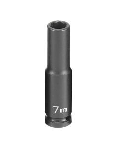 Grey Pneumatic SOC 7MM 1/4D IMP 6PT DP