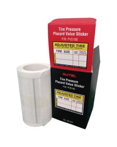 AULPVS100 image(0) - Autel Placard Value Stickers  : Box of 100 Placard Value Stickers to Keep Track of Adjusted Tire Information