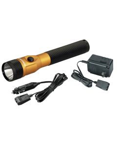 STL75645 image(1) - Streamlight Stinger DS LED Bright Rechargeable Flashlight with Dual Switches - Orange