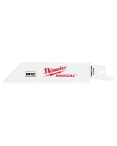 MLW49-00-5410 image(0) - Milwaukee Tool M12 4" HACKZALL MULTI-MATERIAL BLADE KIT (5-PK)