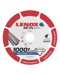 LEX1972919 image(0) - Lenox Tools LENOX DIAM CUTOFF WHEEL DG 4" X 3/8"