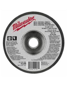 MLW49-94-6305 image(1) - Milwaukee Tool 6" x .045" x 7/8" Cut-Off Wheel (Type 27)