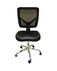 LDS1010530 image(0) - Dental Lab Chair, Mesh Back Black Seat