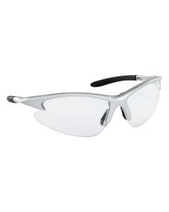 SAS540-0500 image(1) - SAS Safety DB2 Safe Glasses w/ Silver Frame and Clear Lens in Polybag