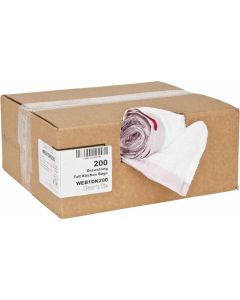 MRO60251576 image(0) - Msc Industrial Supply PRO-SOURCE 200 Qty 1 Pack 13 Gal 0.9 mil Household/Office Trash Bag; 24-1/2" Wide x 27-3/8" High, Hexene Resins, Drawstring, White