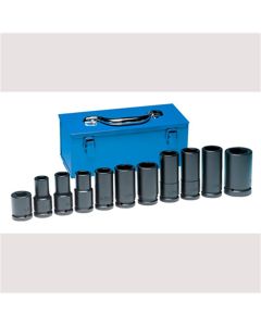 GRE8032 image(0) - Grey Pneumatic TRUCK WHEEL SOCKET SET 3/4" DR. 11 PC.