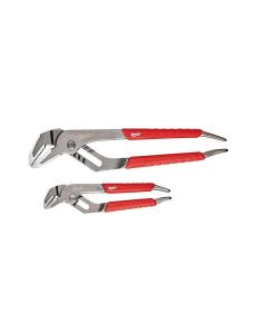 MLW48-22-6330 image(0) - 6" 10" STRAIGHT JAW COMFORT GRIP PLIERS SET, REAM & PUNCH HANDLES