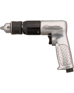 IRT7803RA image(0) - Ingersoll Rand 1/2 Inch Keyed Chuck Air Drill, 500 RPM, 0.5 HP, 10.6in-lb Torque, Pistol Grip