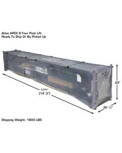 ATEATTD-APEX8-COMBO-FPD image(9) - Atlas Equipment ALI Certified APEX 8 4 Post Lift + RJ35 Sliding Jacks Combo