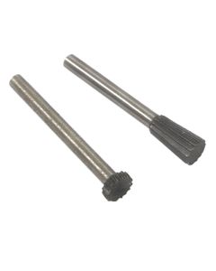 Forney Industries Mini-Rotary File Set with 1/8 in Shaft, 2-Piece