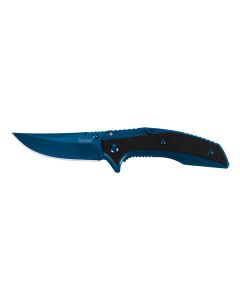 KER8320 image(0) - Kershaw Outright Assisted Open Frame Lock Trailing Point Blade EDC Folding Pocket Knife - Blue