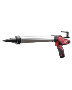 MLW2442-21 image(0) - Milwaukee Tool M12 20 OZ. ALUMINUM BARREL SAUSAGE STYLE CAULK ADHESIVE (1) REDLITH CP1.5 BATT KIT