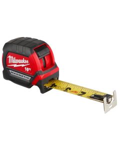 MLW48-22-0316 image(0) - Milwaukee Tool 16ft Compact Magnetic Tape Measure