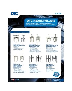 OTC1038 image(1) - OTC 11" Spread 7-Ton Long 2/3-Jaw Grip-O-Matic Puller