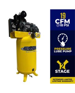 EMXEI05V080I1 image(0) - Emax Compressor Compressor 5 HP 2 Stage 1 Ph Vert. 80 Gal