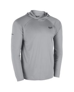 Milwaukee Tool WORKSKIN Hooded Sun Shirt - GRAY S