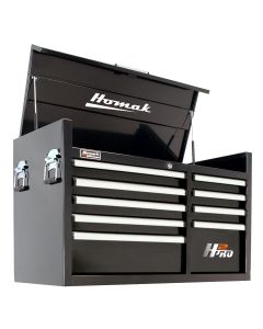 HOMBK02041091 image(0) - Homak Manufacturing 41 in. H2Pro 8 Drawer Top Chest - Black
