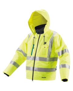 MAKDCJ206ZL image(0) - 18V LXT Lith-Ion Cordless High Visibility Heated Jacket, Jacket Only, L