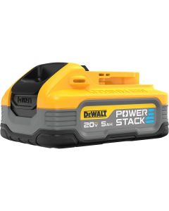 DWTDCBP520G image(0) - DeWalt DEWALT 20V MAX POWERSTACK Oil Resistant 5.0 Battery