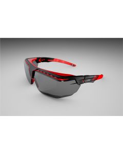 UVXS3852 image(0) - Uvex Avatar Glasses Otg Blk/red, Gray Hc