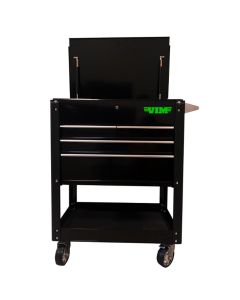 VIM 4 Drawer Tool Cart, Black