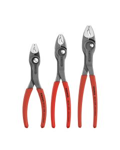 KNP002006US4 image(0) - KNIPEX 3 Pc TwinGrip Pliers Set, Plastic Dipped