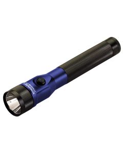 STL75615 image(0) - Streamlight Stinger DS LED Bright Rechargeable Flashlight with Dual Switches - Blue