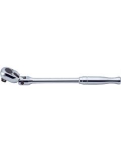 Ko-ken USA 4774P-450 1/2 Sq. Dr. Ratchet Handle  24 teeth Flexible Head Length 450mm  Polished Handle