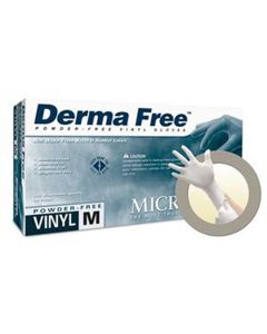 Microflex DERMAFREE VINYL EXAM GLOVES M